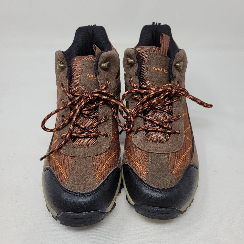 Nautica Boots‎ Mens Size 5 Brown River Rock Hiking Snow Winter Trail Ankle Boots